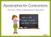 Apostrophes for Contractions - Years 3 and 4 Teaching Resources (slide 1/17)